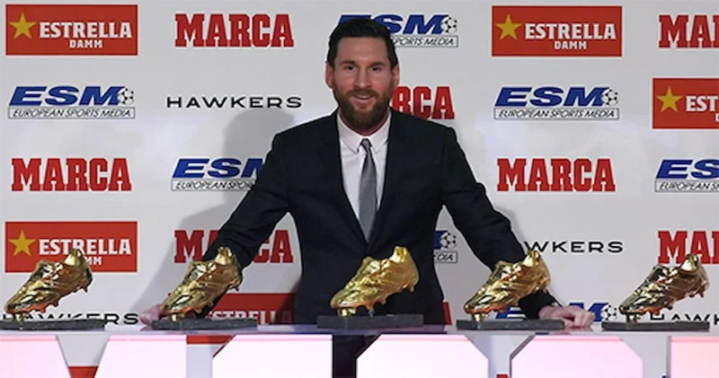Các quốc gia và đội bóng có Messi xếp top trong thống kê giải thưởng này 